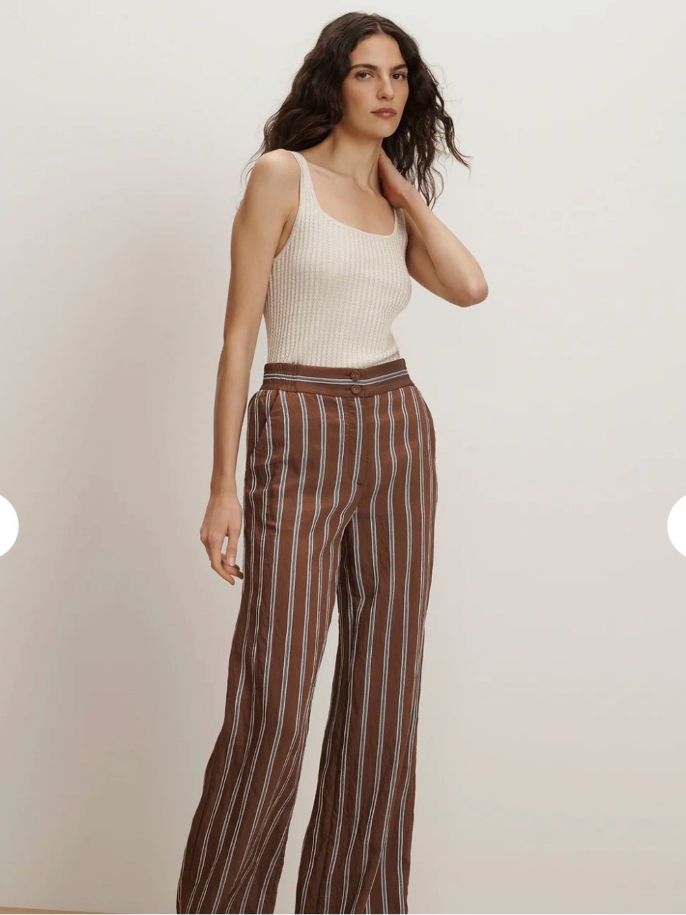 NWT Veronica Bears Carraway Pants Dark Mocha